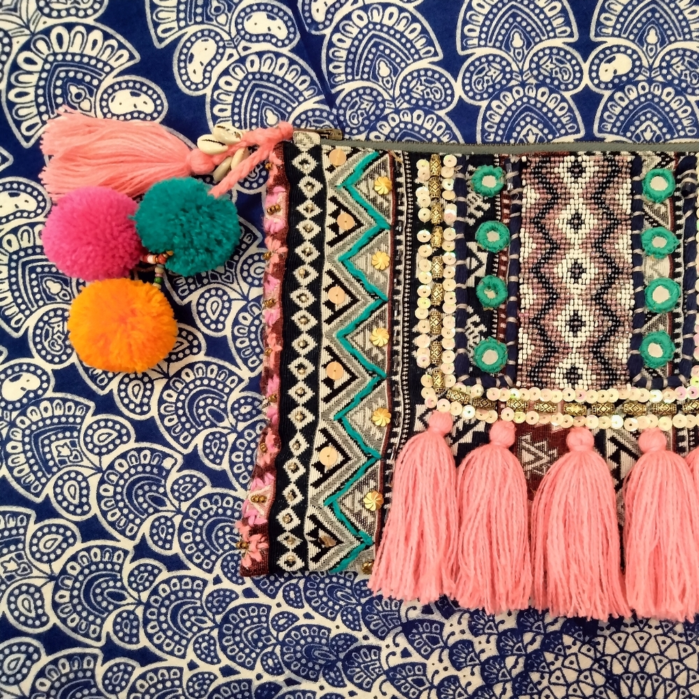 Decorated Clutch Bag